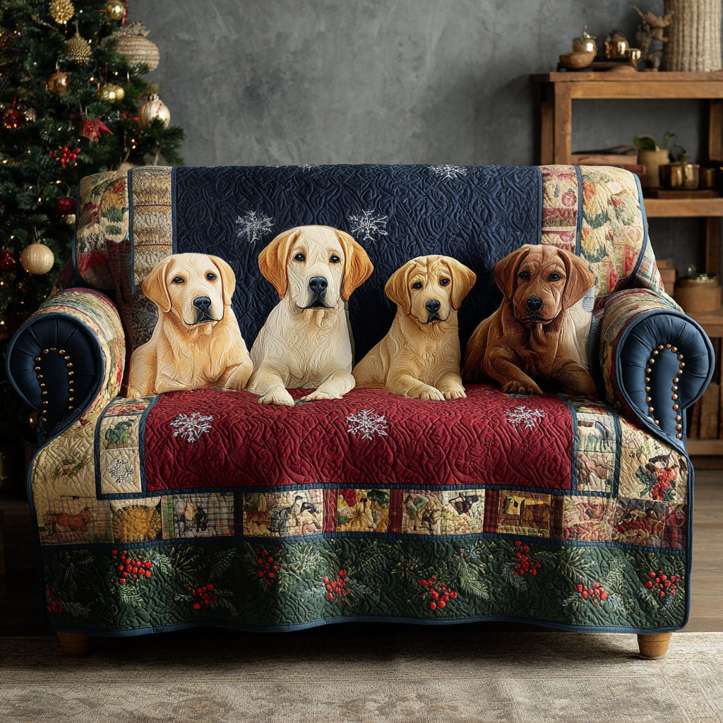 Pawsome Pack Quilted Sofa Cover Couch Cushion Covers Great Gifts For Dog Lovers