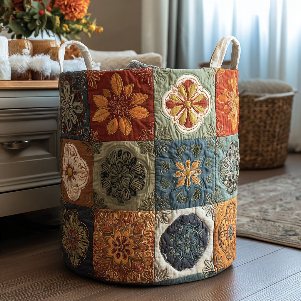 Peace Spiral Quilted Laundry Basket Unique Cool Laundry Basket Good Birthday Gifts For Your Mom