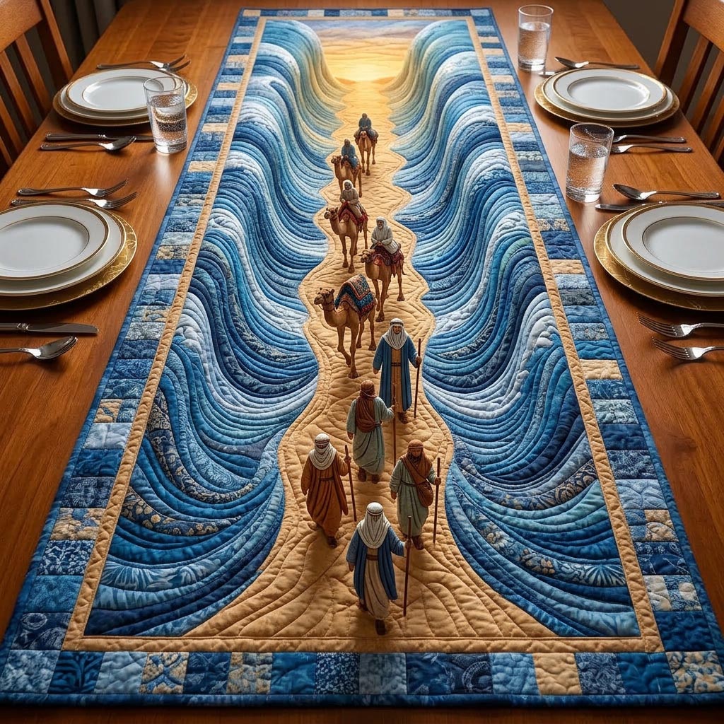 Pesach Heritage Quilted Table Runner Christian Table Runners Gifts For Jewish Friends
