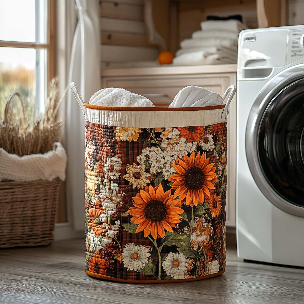 Petal Joy Quilted Laundry Basket Coolest Laundry Baskets Present For Your Mom