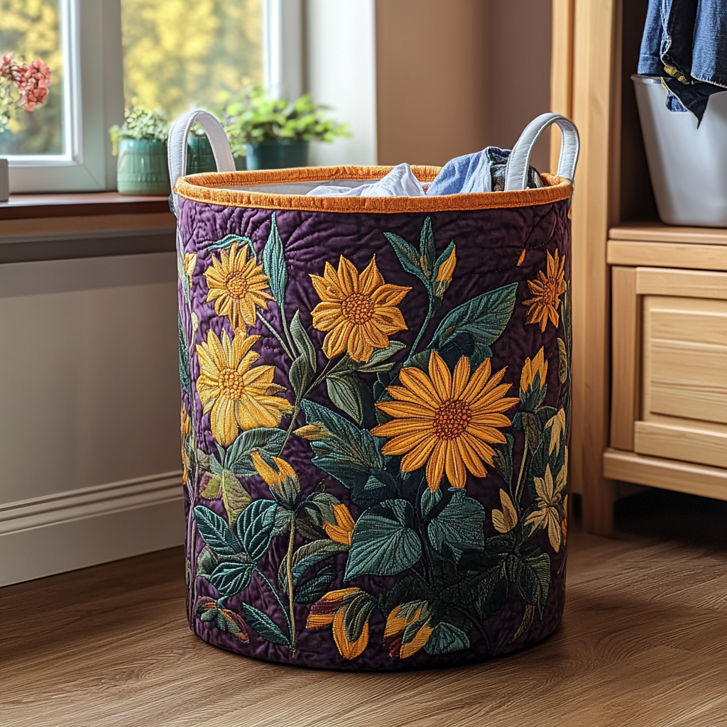 Petal Pop Quilted Laundry Basket Unique Cool Laundry Basket Gifts Ideas For Parents