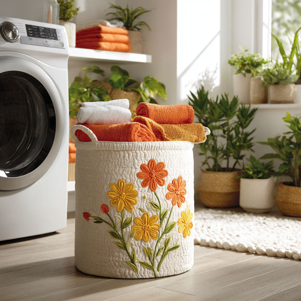 Petal Way Quilted Laundry Basket Best Laundry Hamper Moms Day Gift