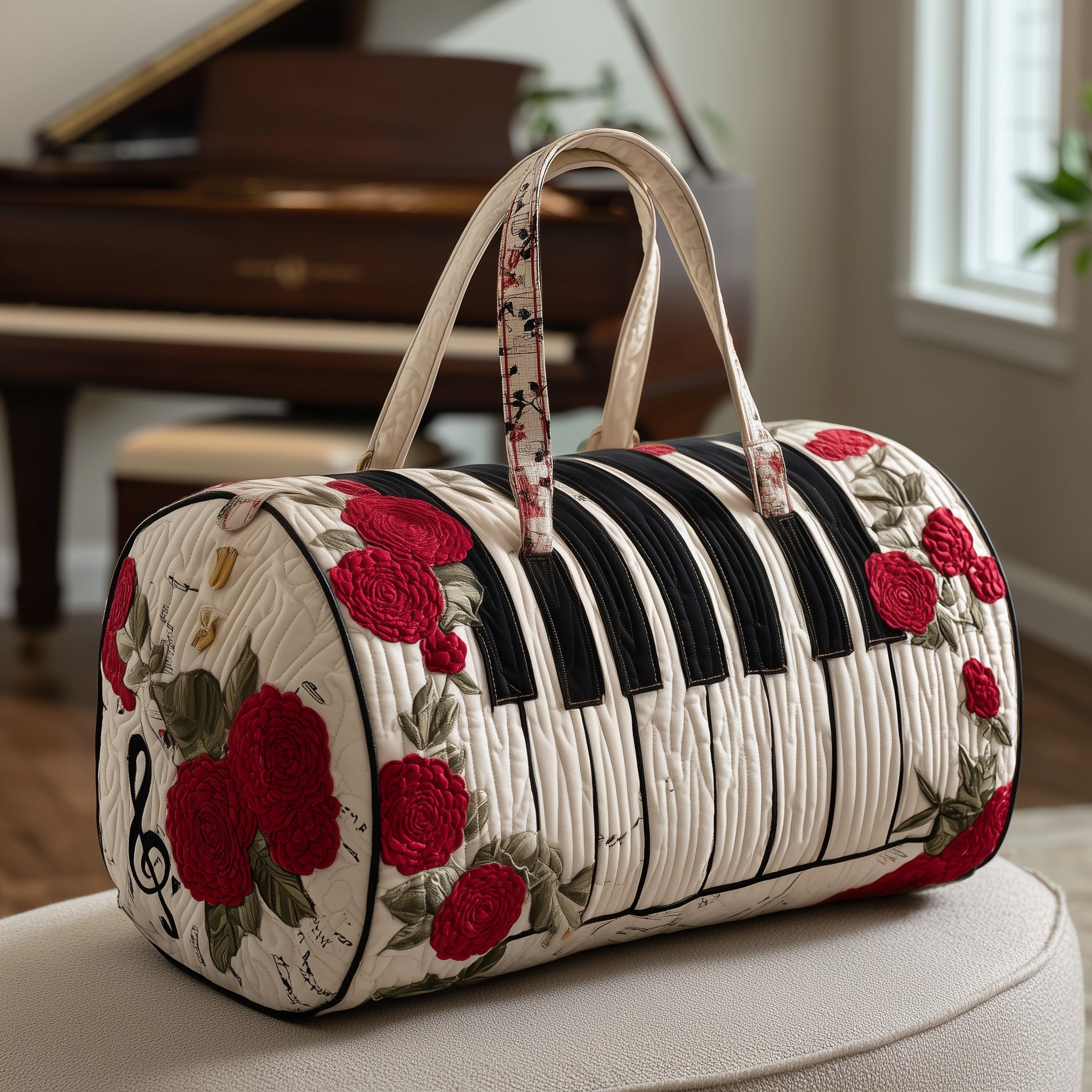 Piano Quilted Duffle Bag Good Travel Duffel Bags Gifts To Daughter From Mom
