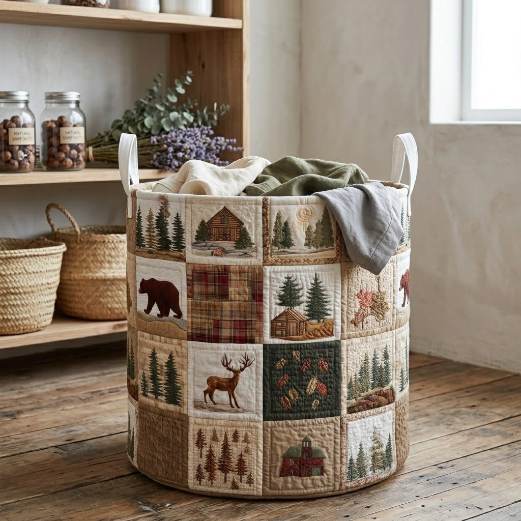 Pine Ridge Quilted Laundry Basket Unique Cool Laundry Basket Great Father's Day Presents