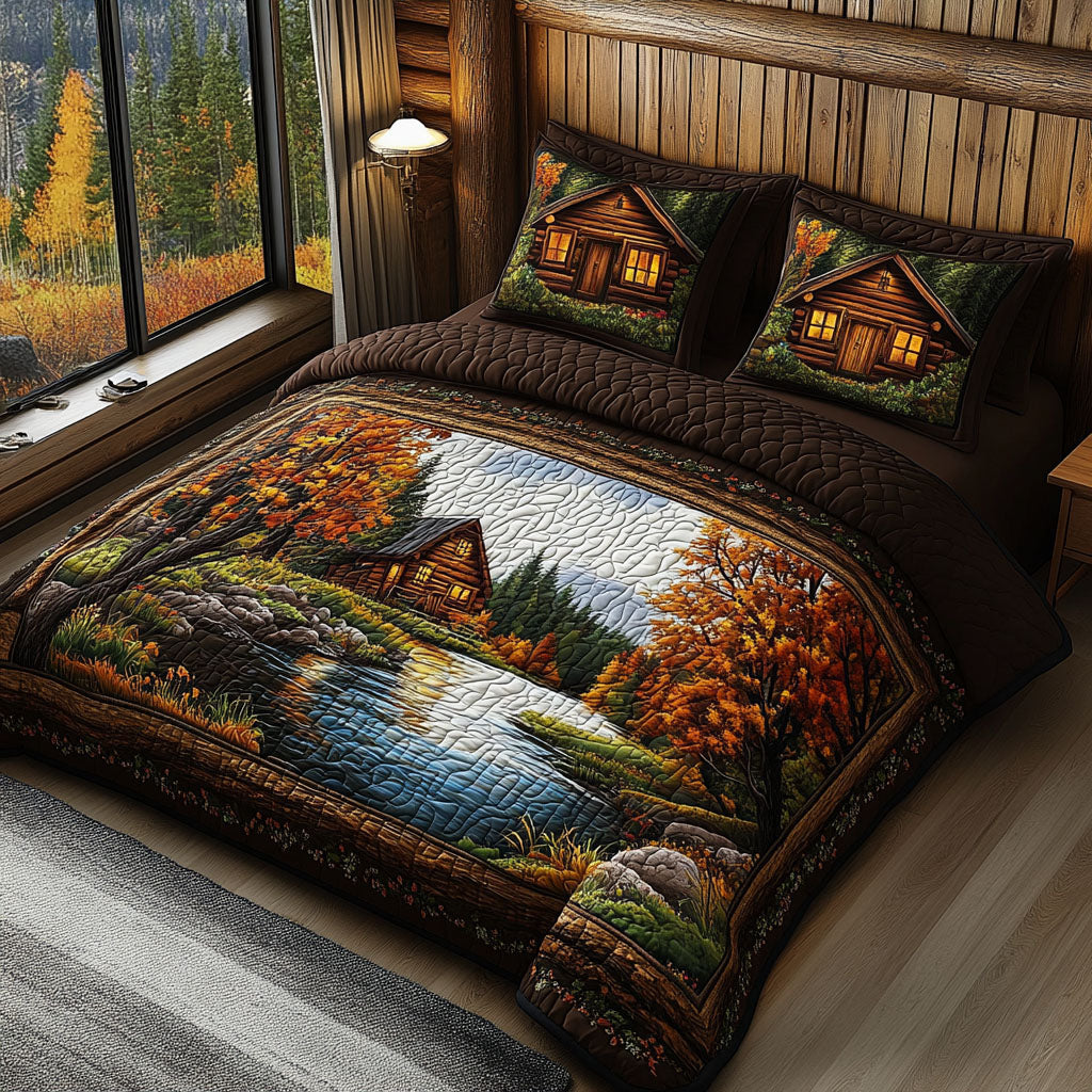 Pinewood Dreams Quilted Bedding Set Best Queen Sheets Best Friend Gifts