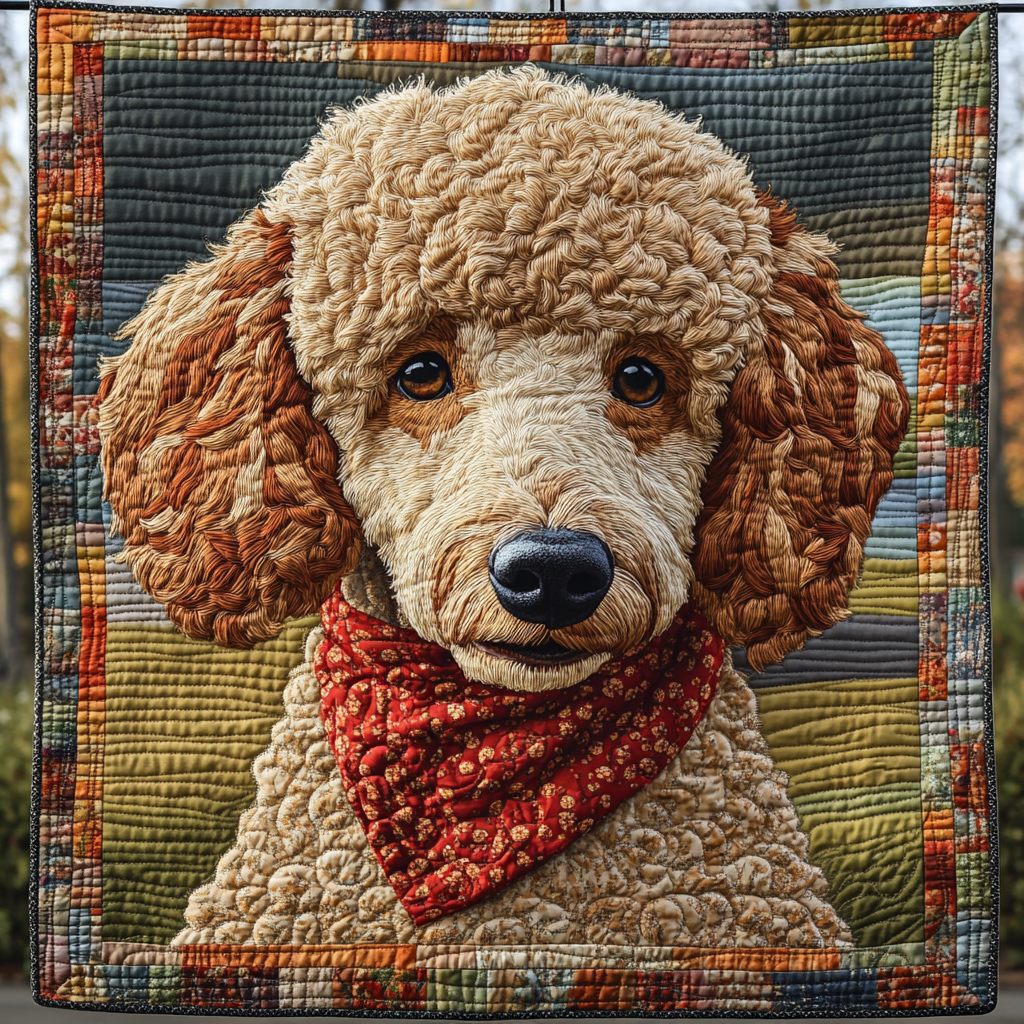 Poodle Pizzazz Quilted Blanket Great Bed Sets Dog Gift Ideas For Dog Owners