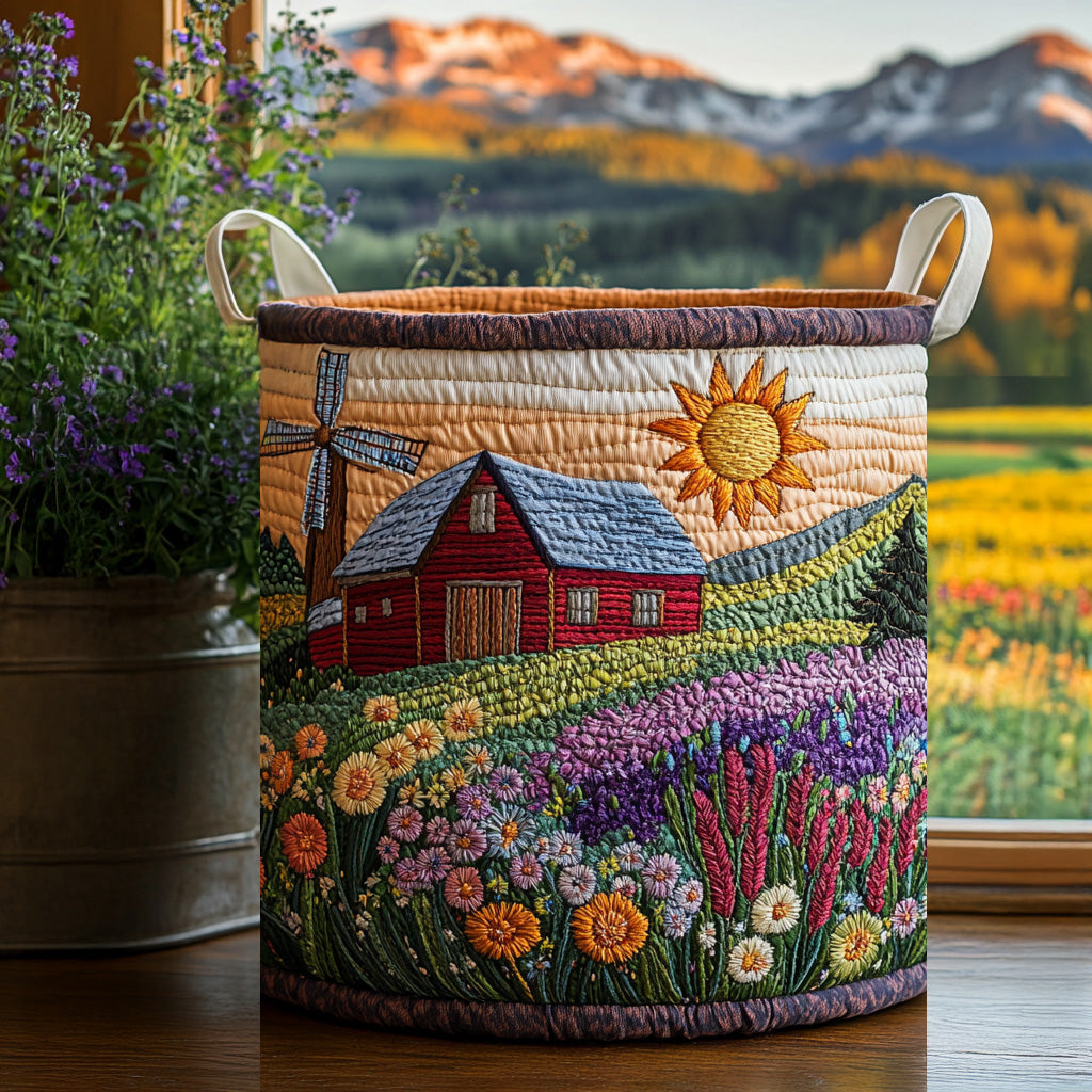 Prairie Life Quilted Laundry Basket Best Hampers Best Gifts For Mothers