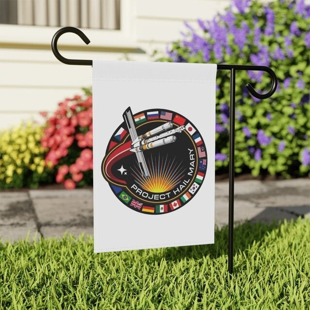 Project Hail Mary Garden Flag Yard Decorations Best Gifts For Project Hail Mary Lover