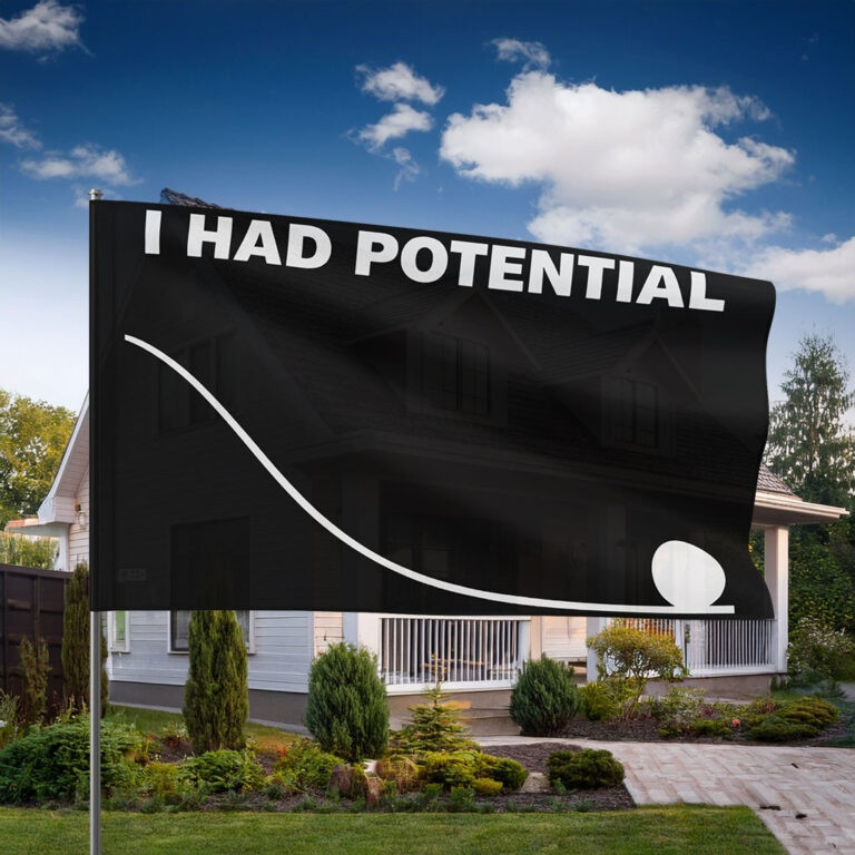 Project Hail Mary Merch I Had Potential Flag Funny Outdoor Decor Gifts For Sci Fi Fans