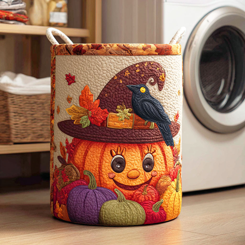Pumpkin Path Quilted Laundry Basket Best Laundry Basket Special Gifts For Mom