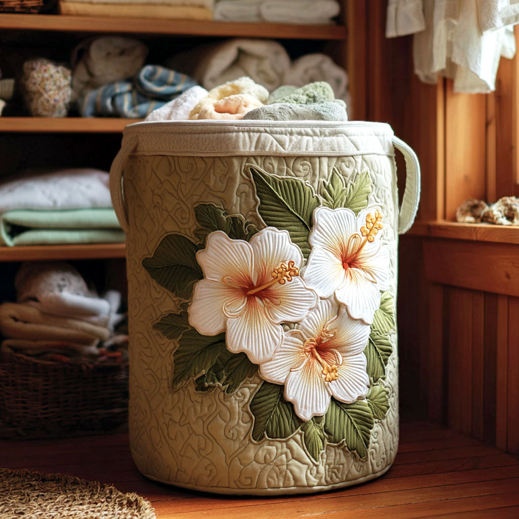Pure Petal Quilted Laundry Basket Folding Laundry Hamper Gifts For Your Mom