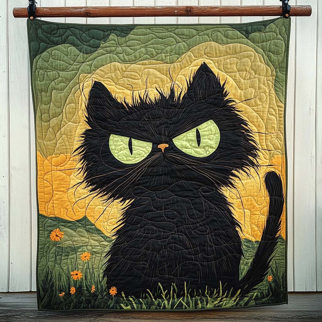 Purrfect Patterns Quilted Blanket Bedroom Decor Ideas Cat Lady Gifts