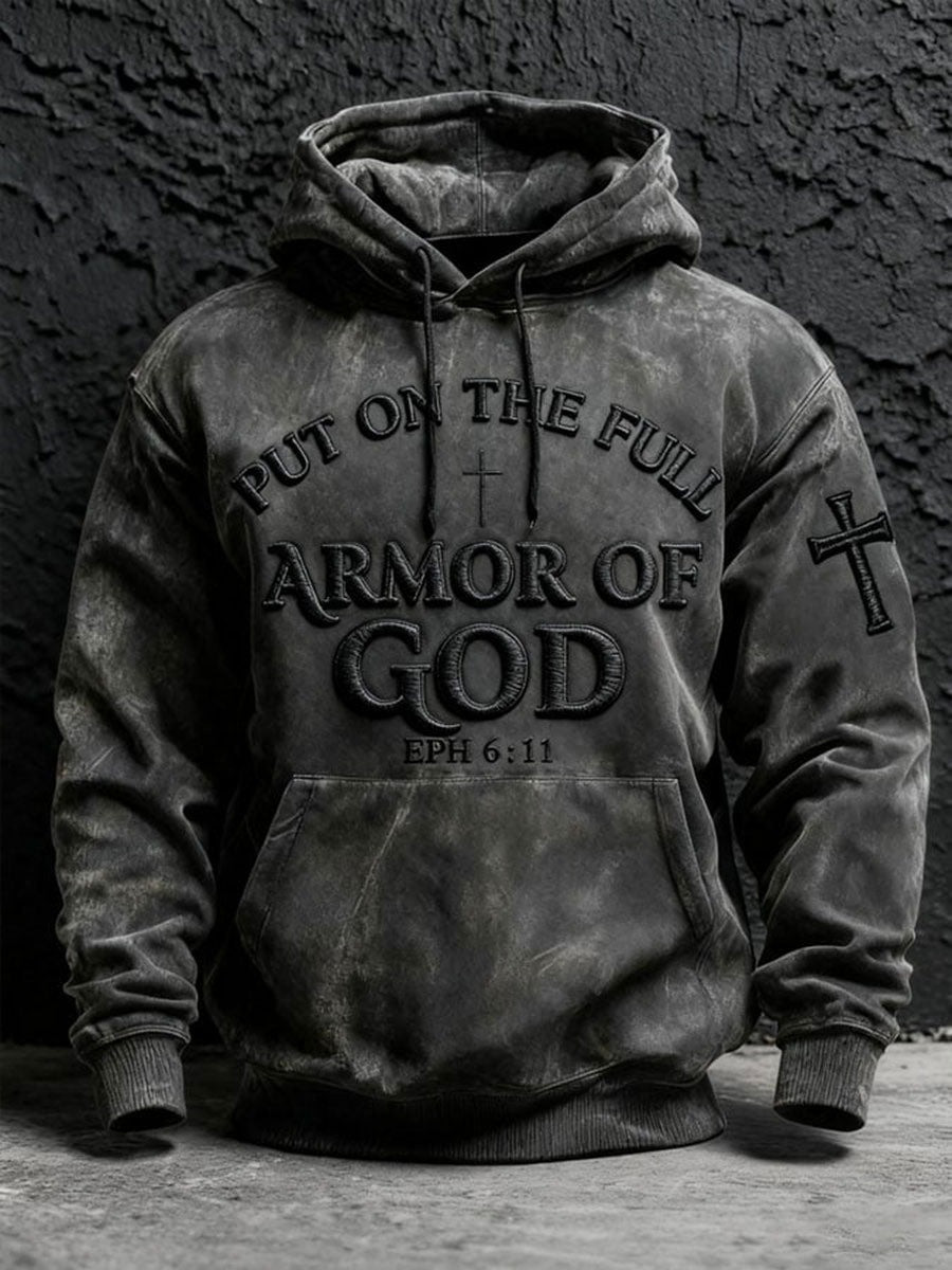 Put On The Full Armor Of God Hoodie Faith And Love Clothing Christmas Gifts For Men