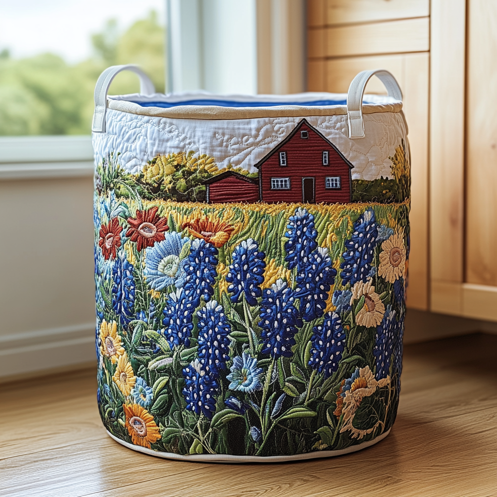 Quiet Field Quilted Laundry Basket Unique Cool Laundry Basket Ideas For Moms Birthday