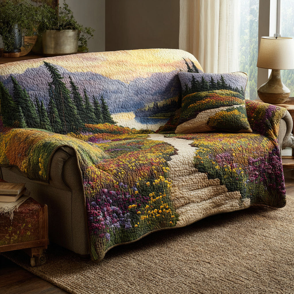Quiet Peaks Quilted Sofa Cover Couch Seat Covers First Fathers Day Gift