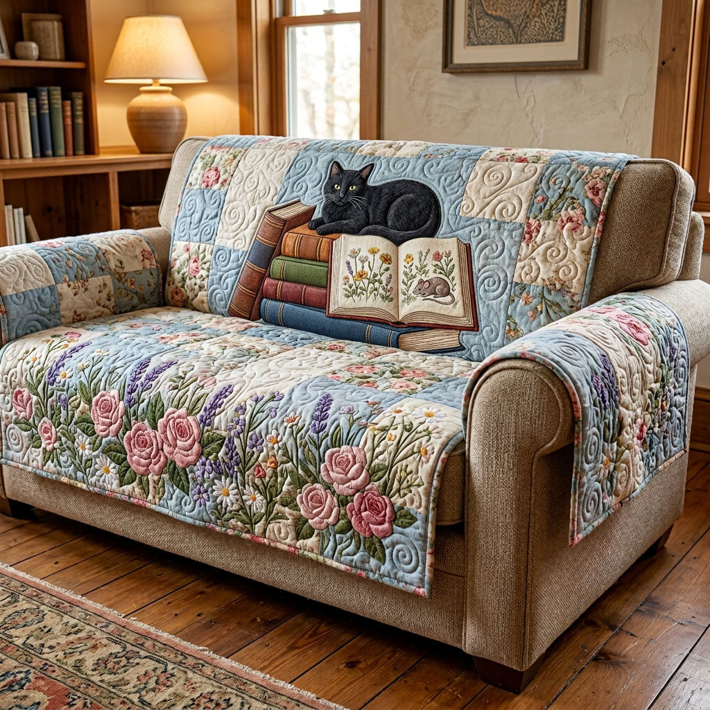 Reading Nook Quilted Sofa Cover Best Sectional Couch Covers Book Gifts For Ladies