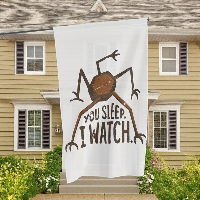 Rocky You Sleep I Watch Flag Project Hail Mary Merch Sci Fi Lover Home Decorations