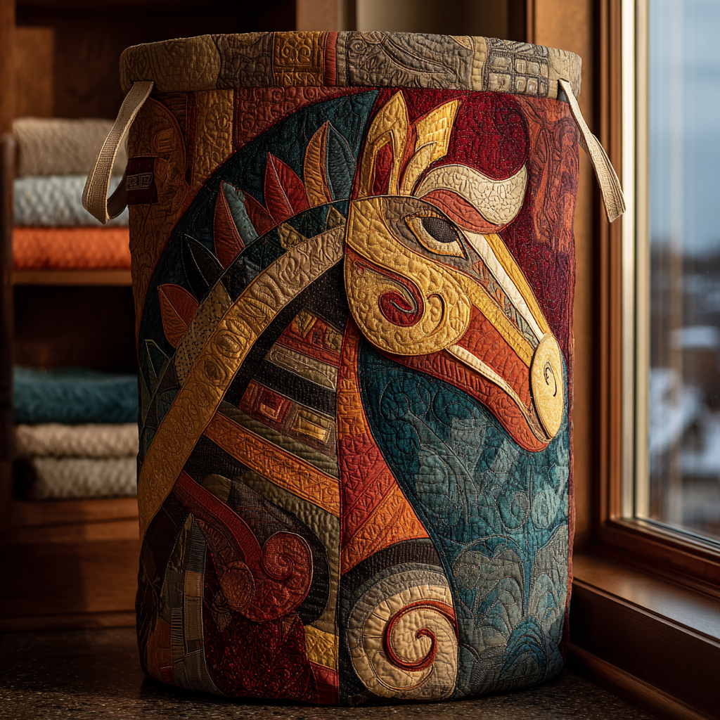 Royal Horse Quilted Laundry Basket Unusual Laundry Basket Useful Gifts For Horse Owners