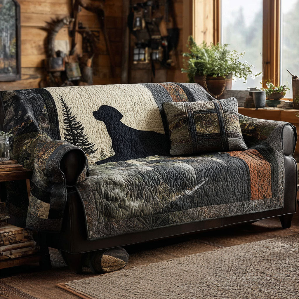 Rustic Bond Quilted Sofa Cover Couch Slipcovers Best Gifts For Labrador Retriever