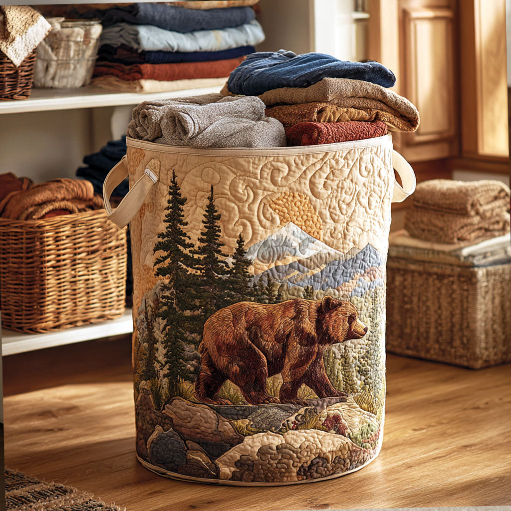 Rustic Range Quilted Laundry Basket Unique Laundry Hamper Ideas Hunting Themed Gifts