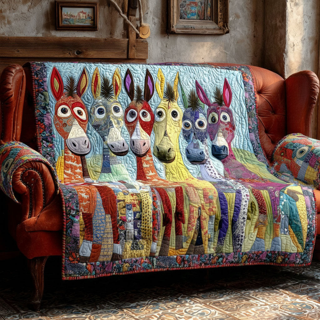 Rustic Tale Troupe Quilted Sofa Cover Best Couch Slipcovers Gifts For Horse Lovers
