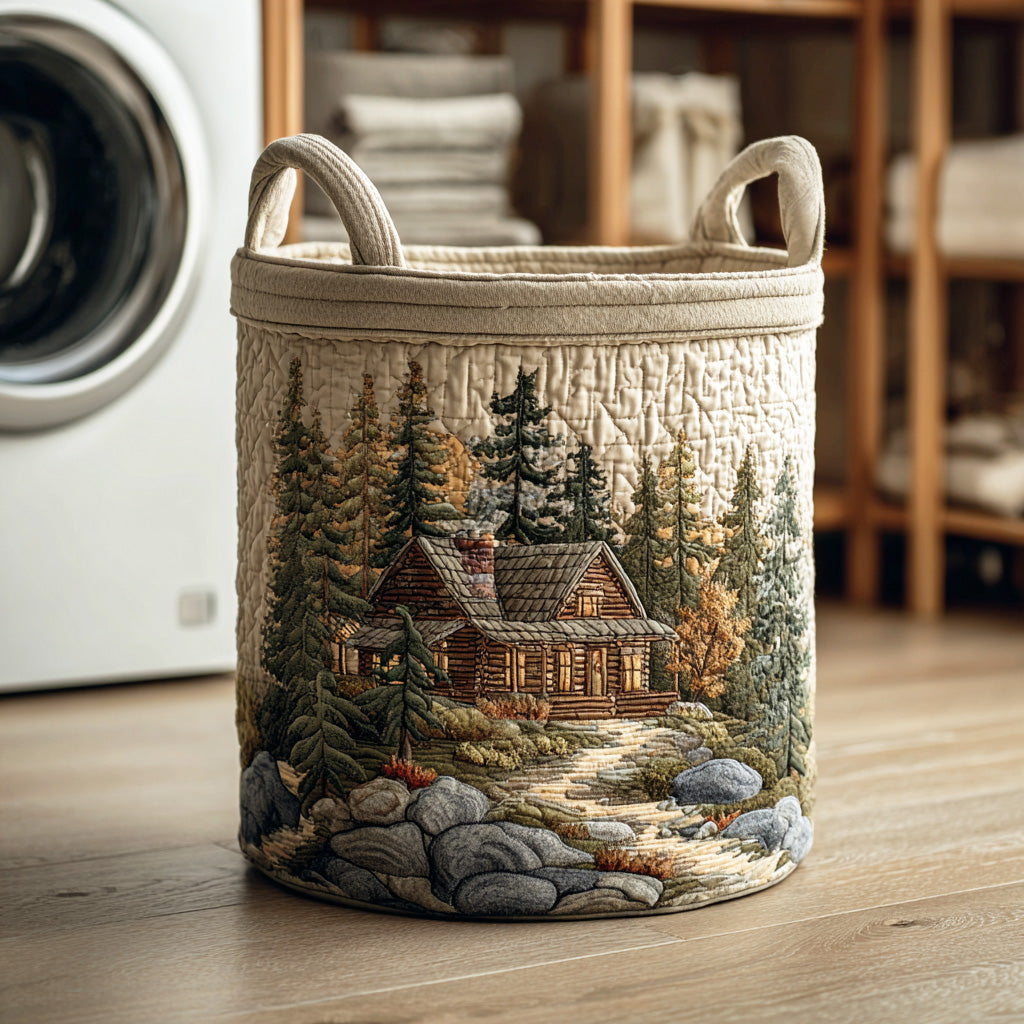 Rustic Timber Quilted Laundry Basket Best Hampers Christmas Ideas For Her
