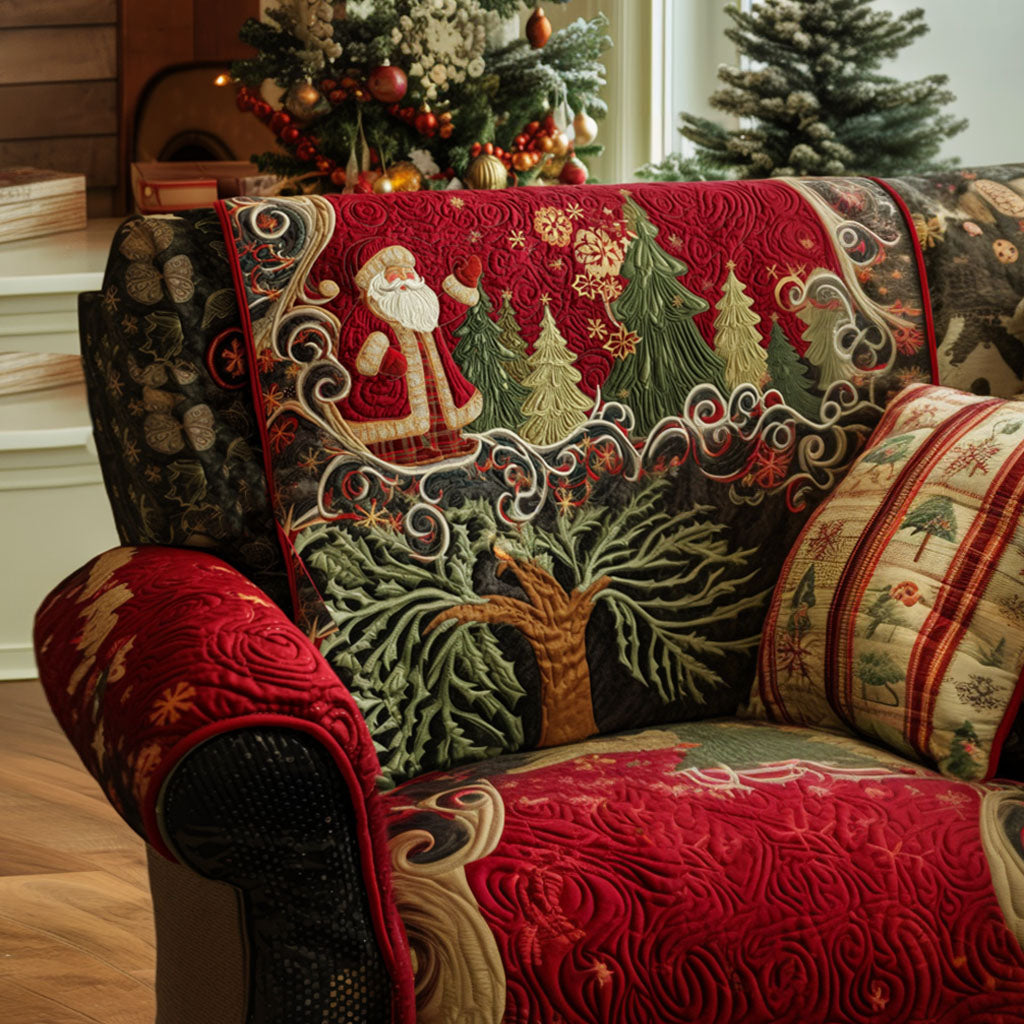 Rustic Winter Dream Quilted Sofa Cover Couch Protector Best Christmas Gifts For Relatives