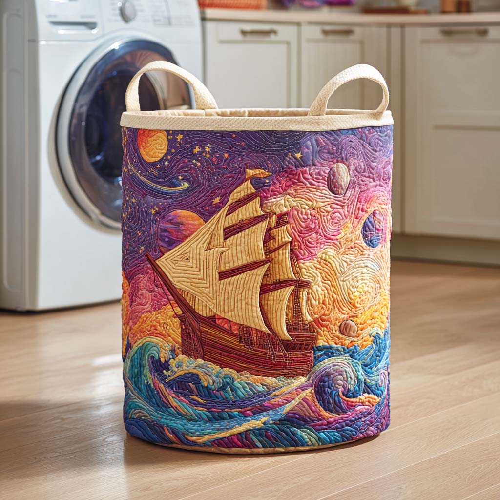 Sail Horizon Quilted Laundry Basket Best Laundry Basket Happy Mothers Day Gift