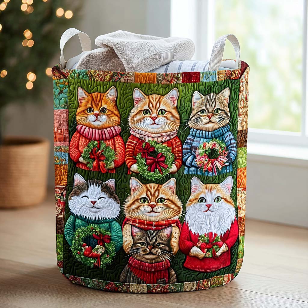 Santa Paws Quilted Laundry Basket Good Laundry Baskets Christmas Presents For Your Grandma