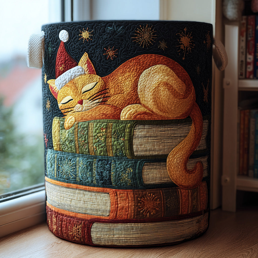Santa Whiskers Quilted Laundry Basket Best Hampers Christmas Gifts For Wife