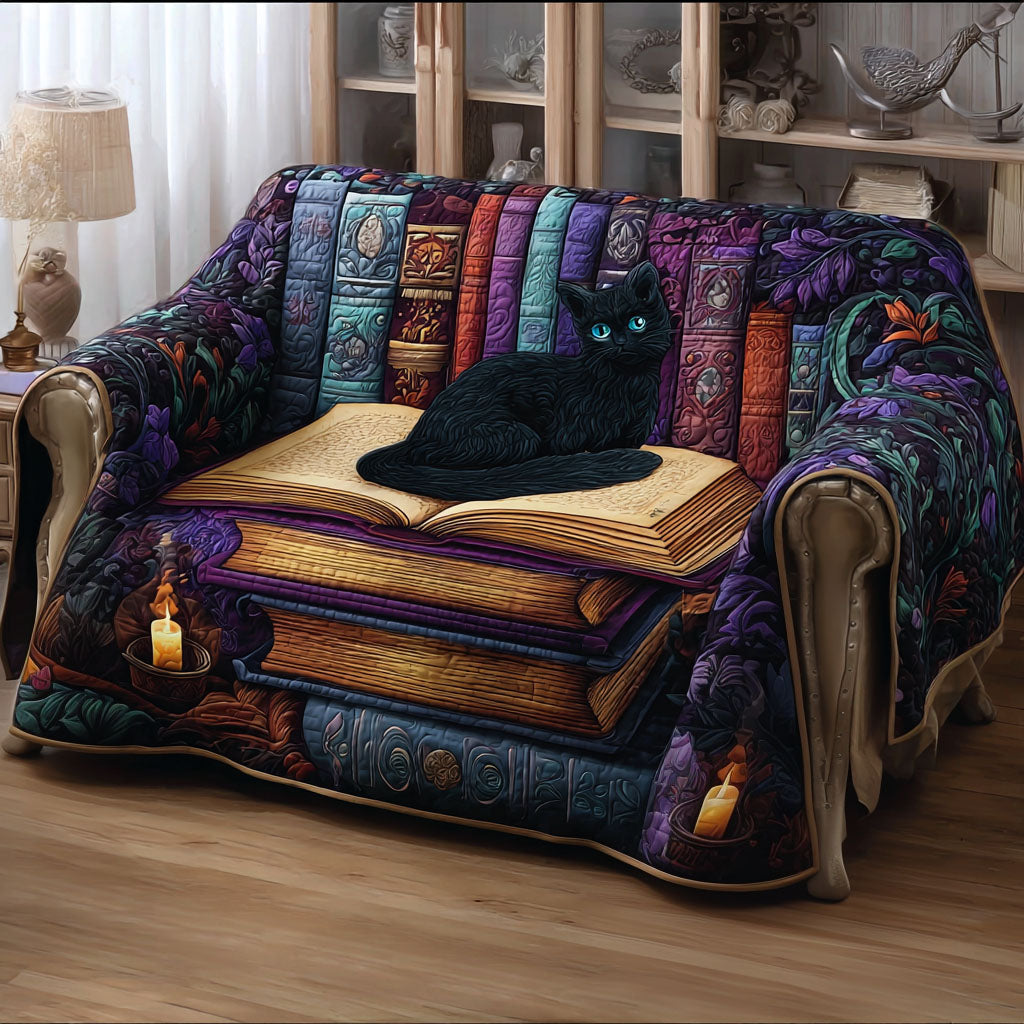 Secrets of the Library Quilted Sofa Cover Nice Couch Covers Best Gifts For Book Readers
