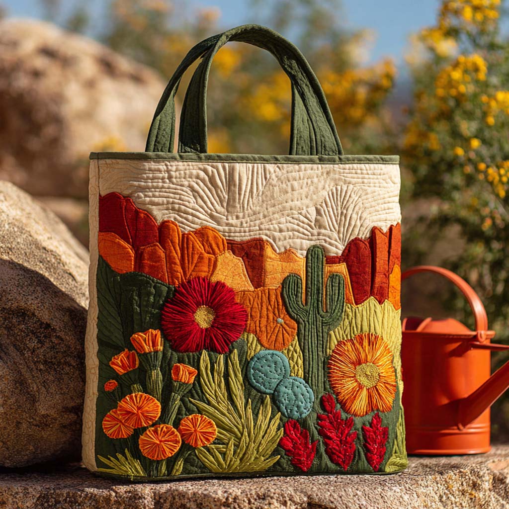 Sedona Rust Quilted Tote Bag Best Women's Shoulder Bags Best Gifts For Your Mom