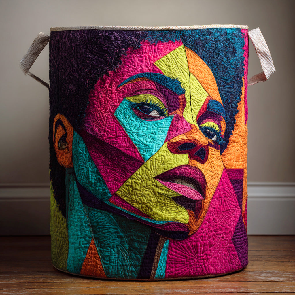 Shades of Strength Quilted Laundry Basket Home Decorations Best Mothers Day Gift For Wife