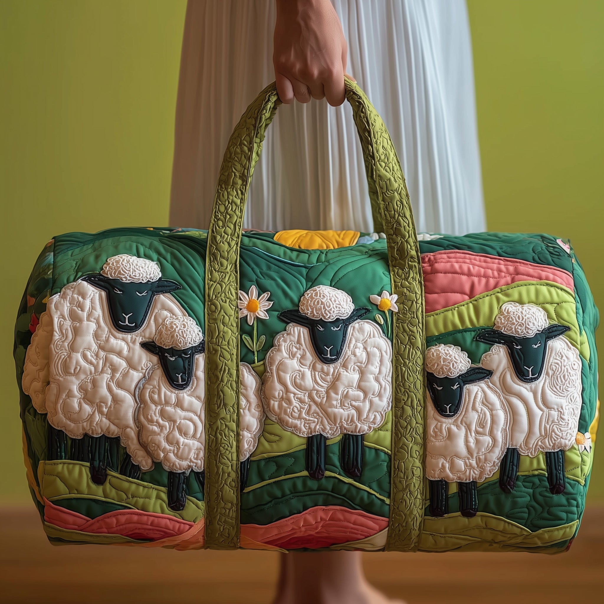 Sheep Haven Quilted Duffle Bag Best Duffel Bag For Women Gifts For Mom
