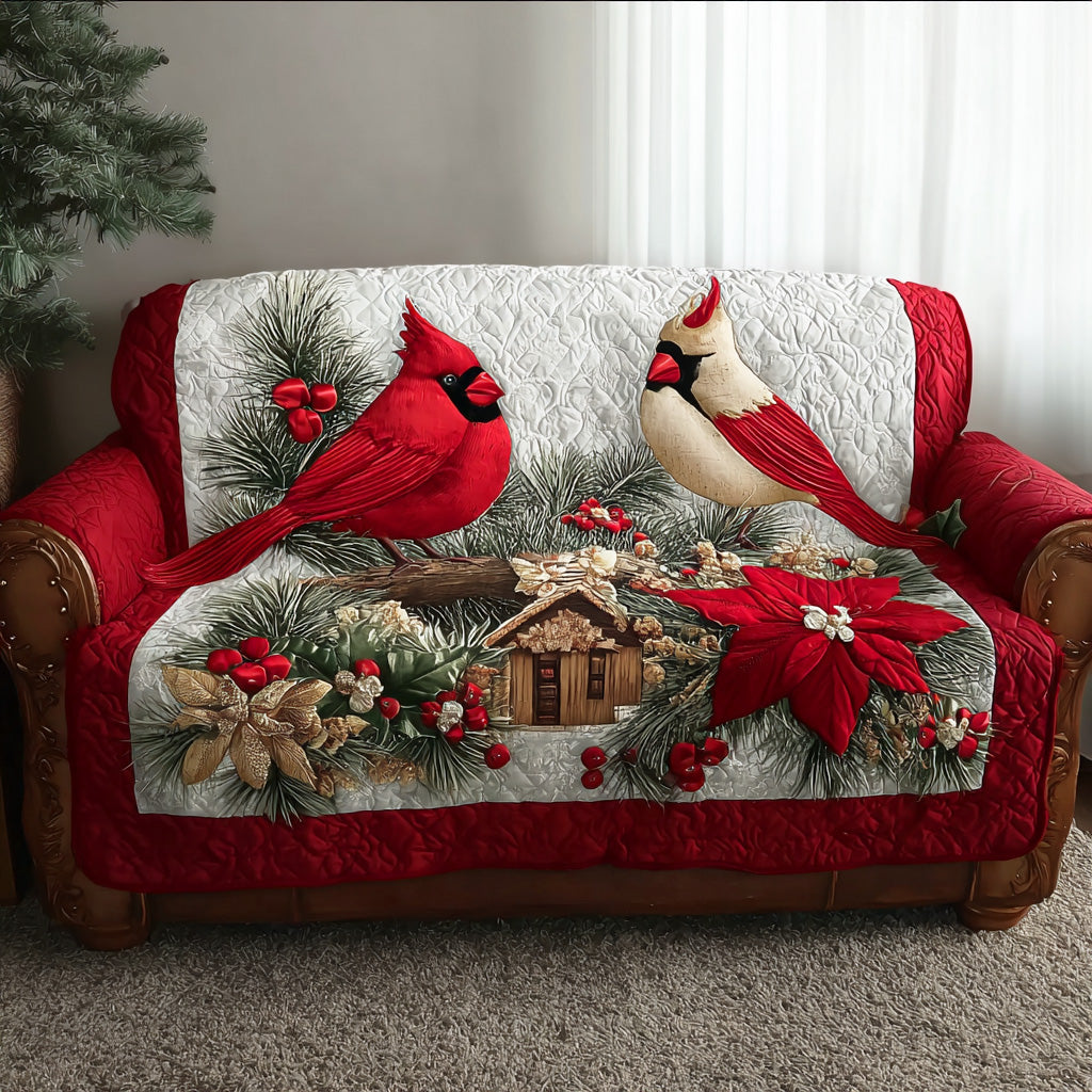Silent Wing Grace Quilted Sofa Cover Living Room Decorations Unique Cardinal Gift Ideas