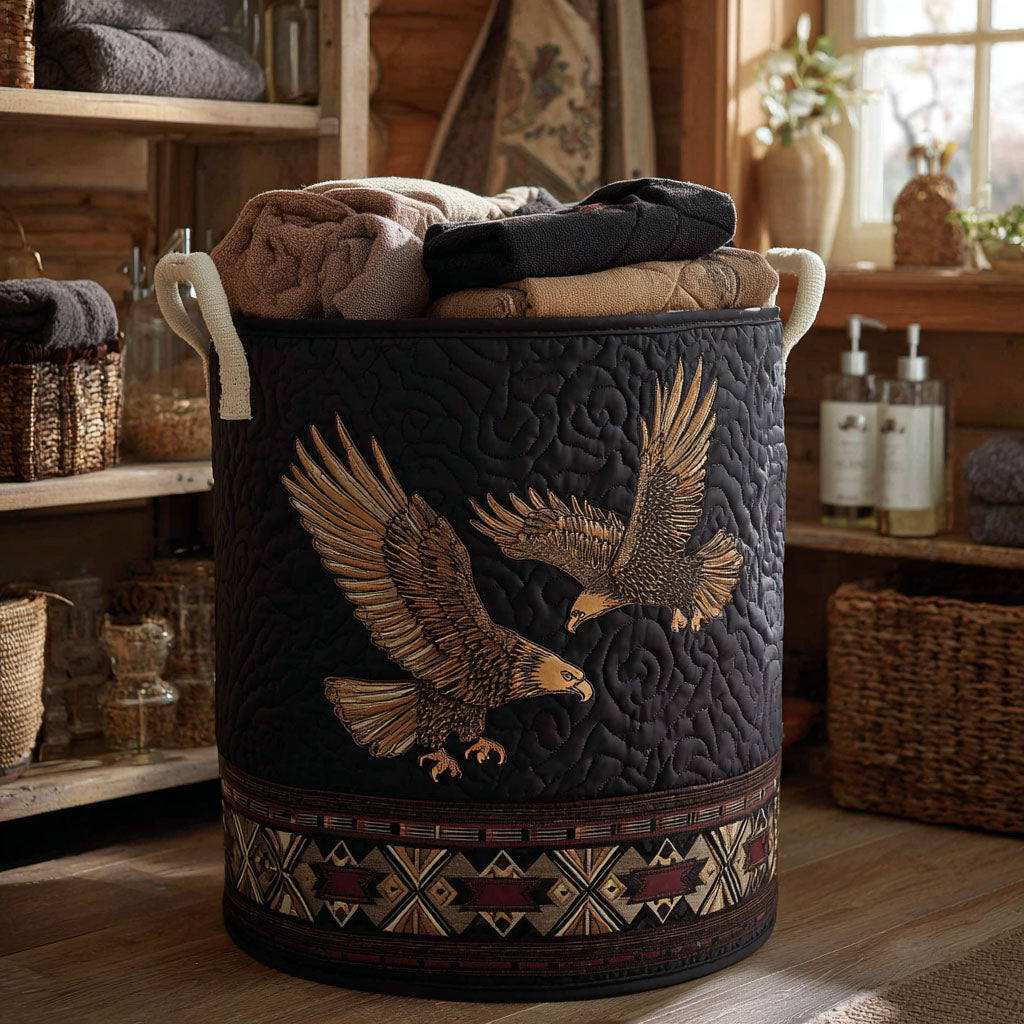 Sky Hunter Quilted Laundry Basket Best Laundry Basket Native Gifts For Women