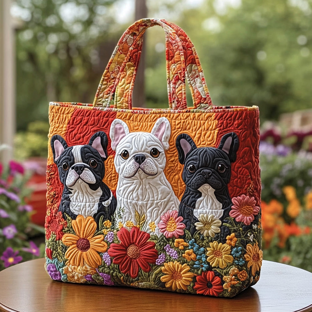 Sniffing Leaves Quilted Tote Bag Best Shoulder Tote Bag Mother's Day Delivery Gifts
