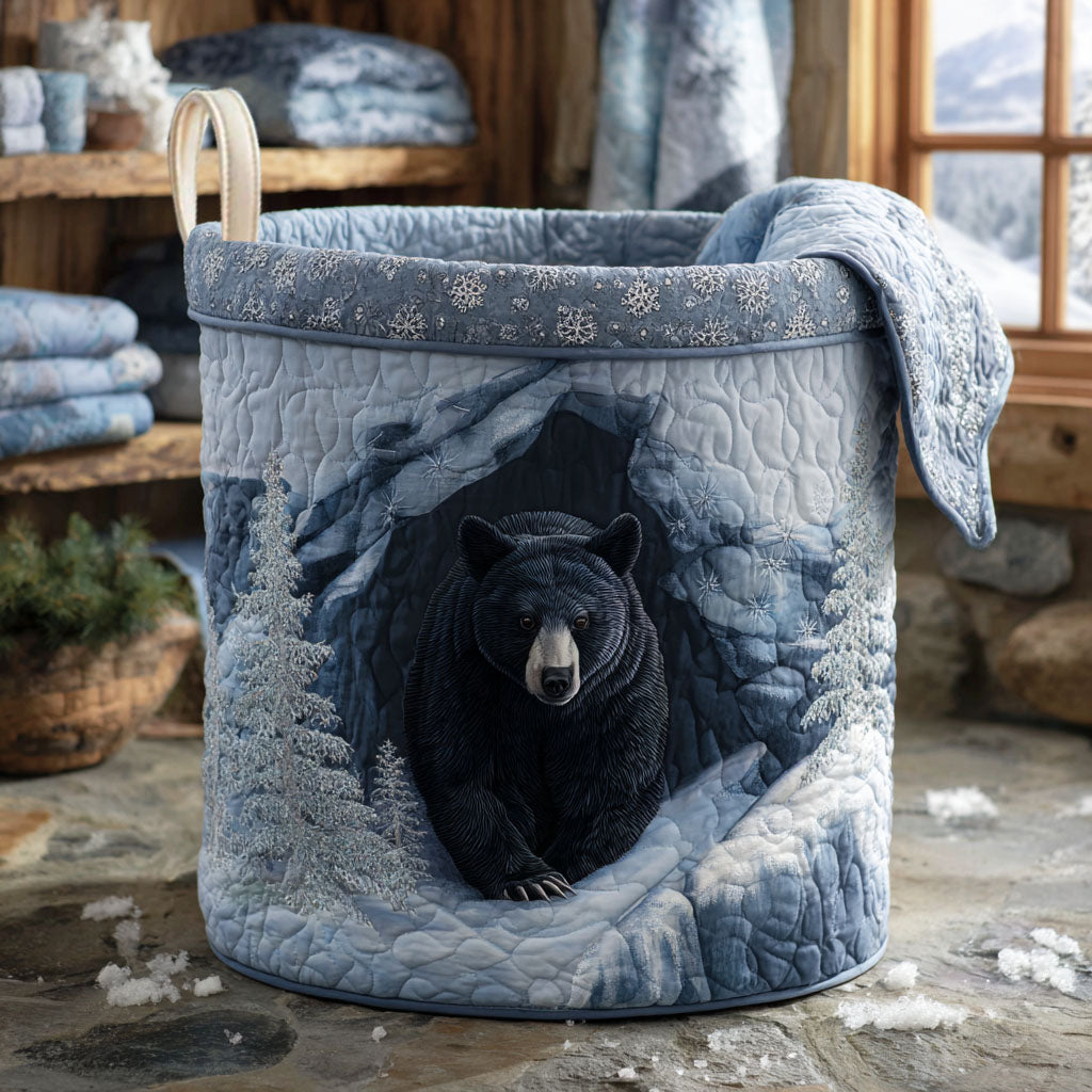 Snowbound Spirit Quilted Laundry Basket Best Foldable Laundry Basket Christmas Giving Ideas For Families