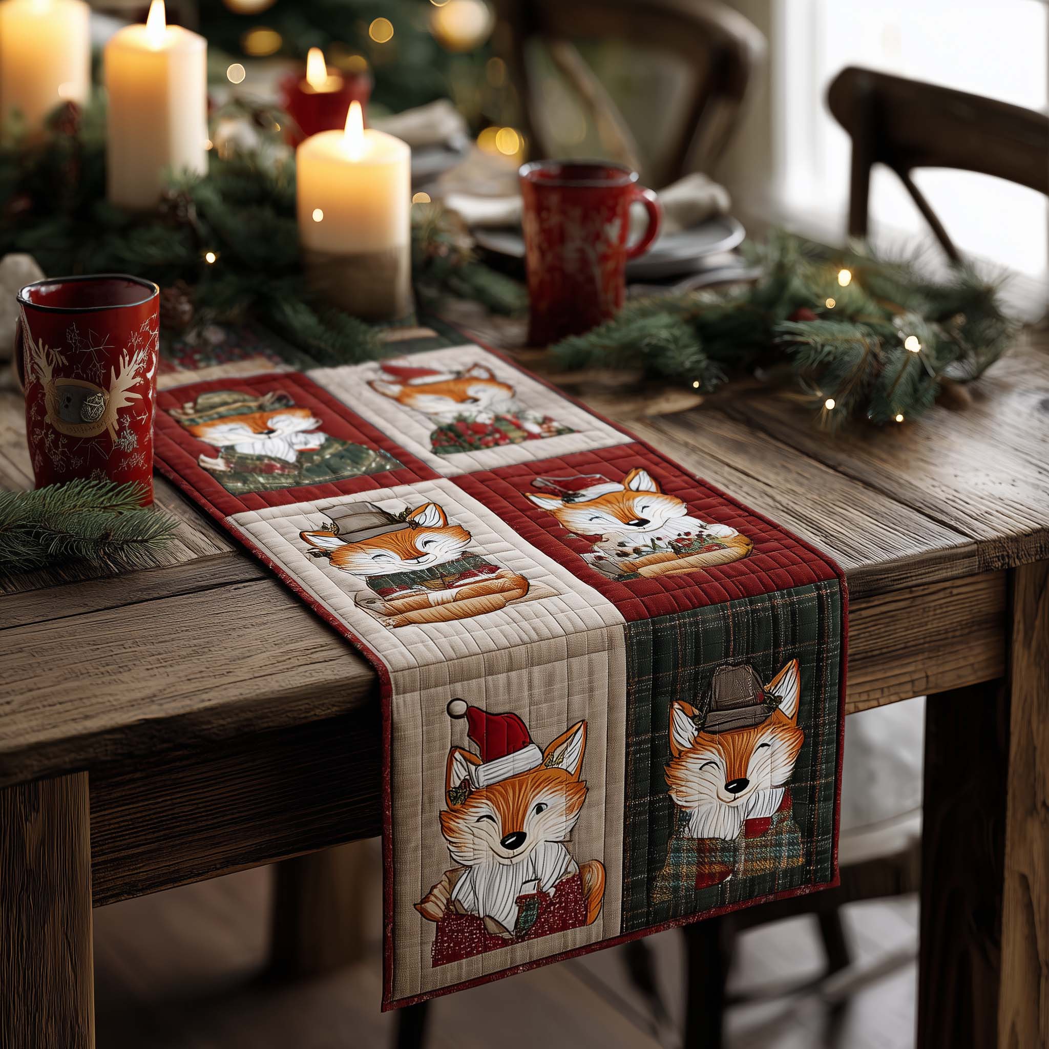 Snowflake Whispers Quilted Table Runner Best Christmas Dinner Table Decorations Christmas Gifts For Women