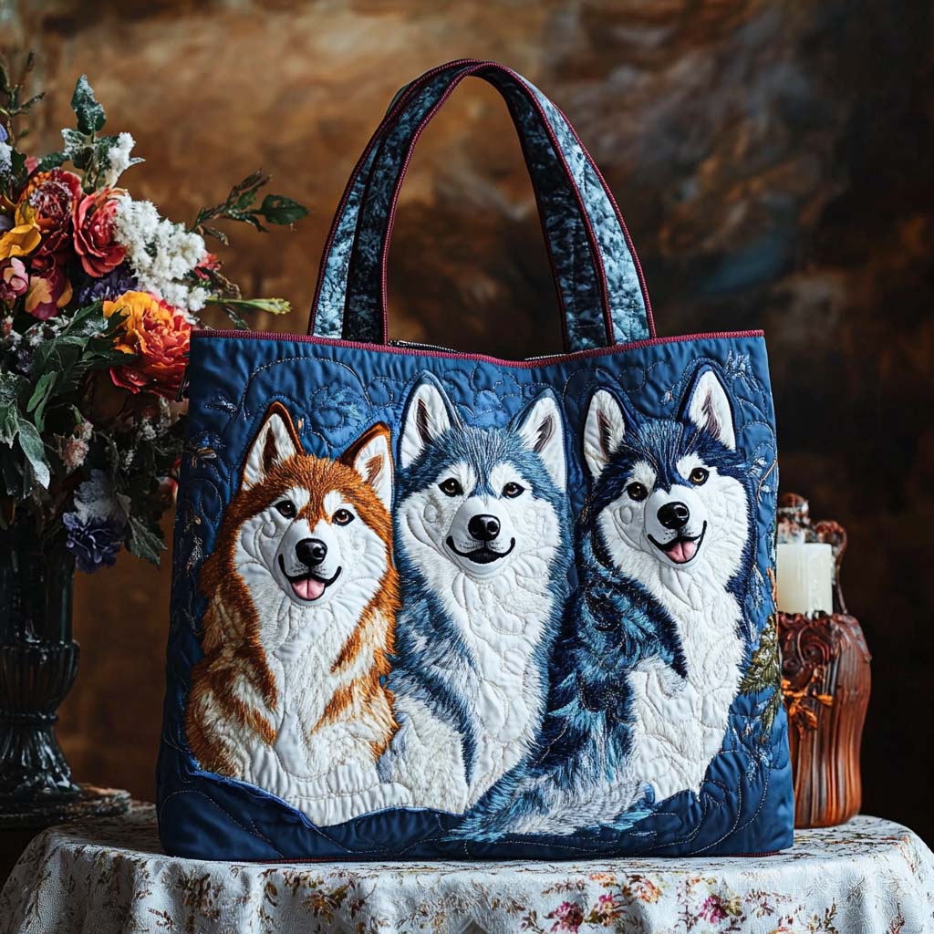 Snowy Friends Quilted Tote Bag The Perfect Tote Bag Christmas Gift Ideas For Mom