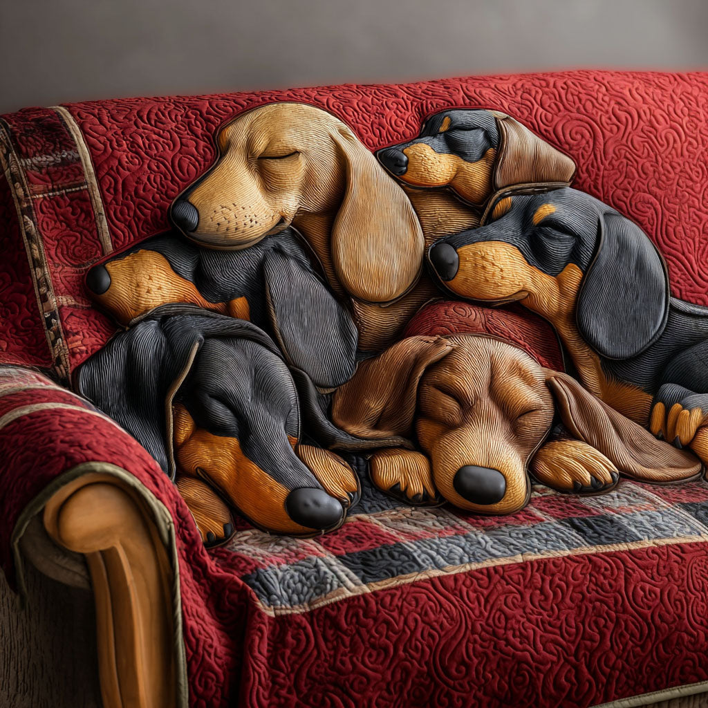 Snuggle Sausage Quilted Sofa Cover Best Sofa Covers Good Gifts For Dog Lovers