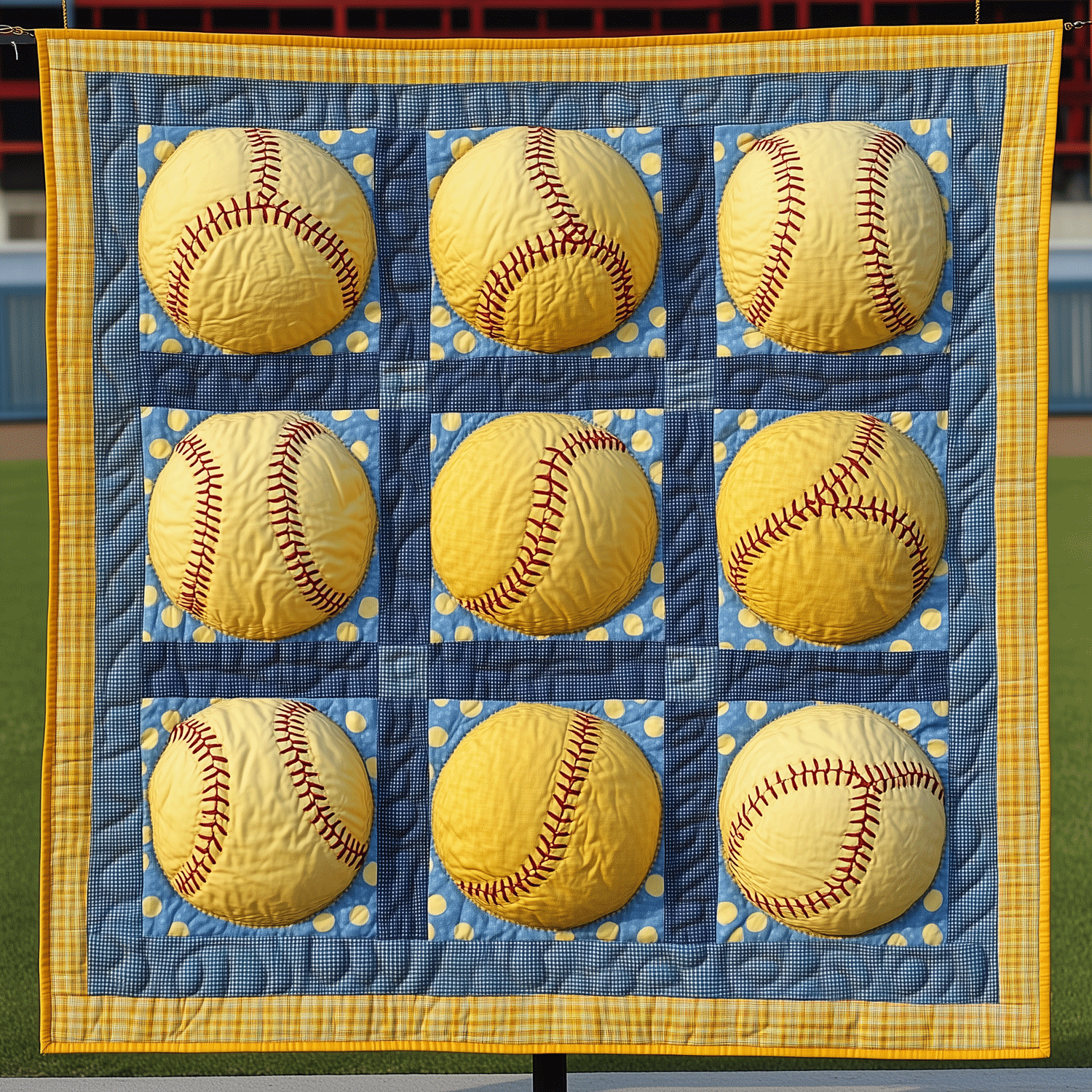 Softball Star Quilted Blanket King Comforter Sets Mother's Day Gifts For Friends