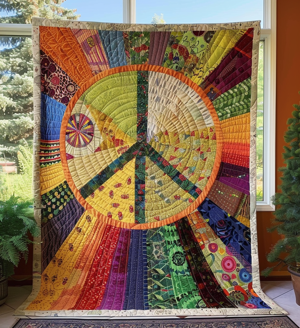 Solar Peace Quilted Blanket Bedroom Decorations Last Minute Mother's Day Ideas