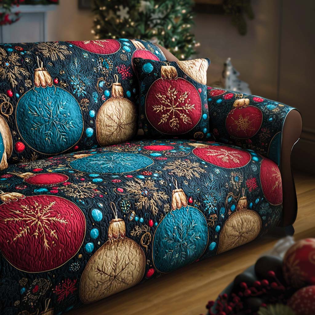 Solstice Light Quilted Sofa Cover Living Room Decor Gifts For The Family Christmas