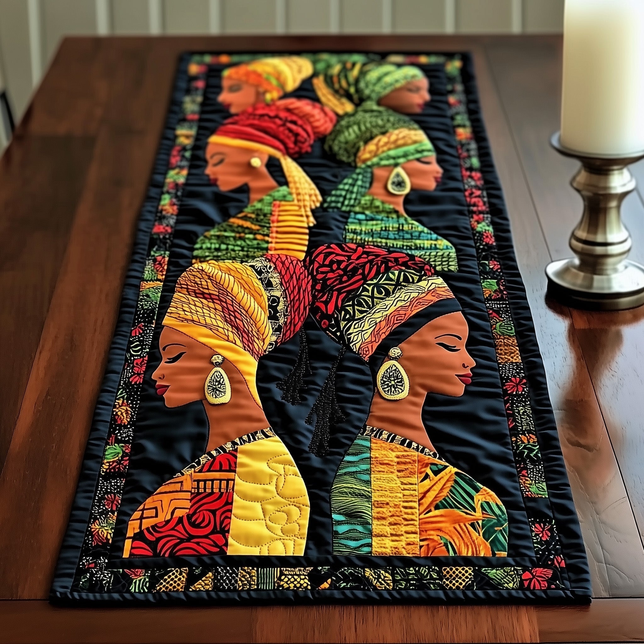 Soulbound Roots Quilted Table Runner Dining Table Ideas Gifts For Black History Month