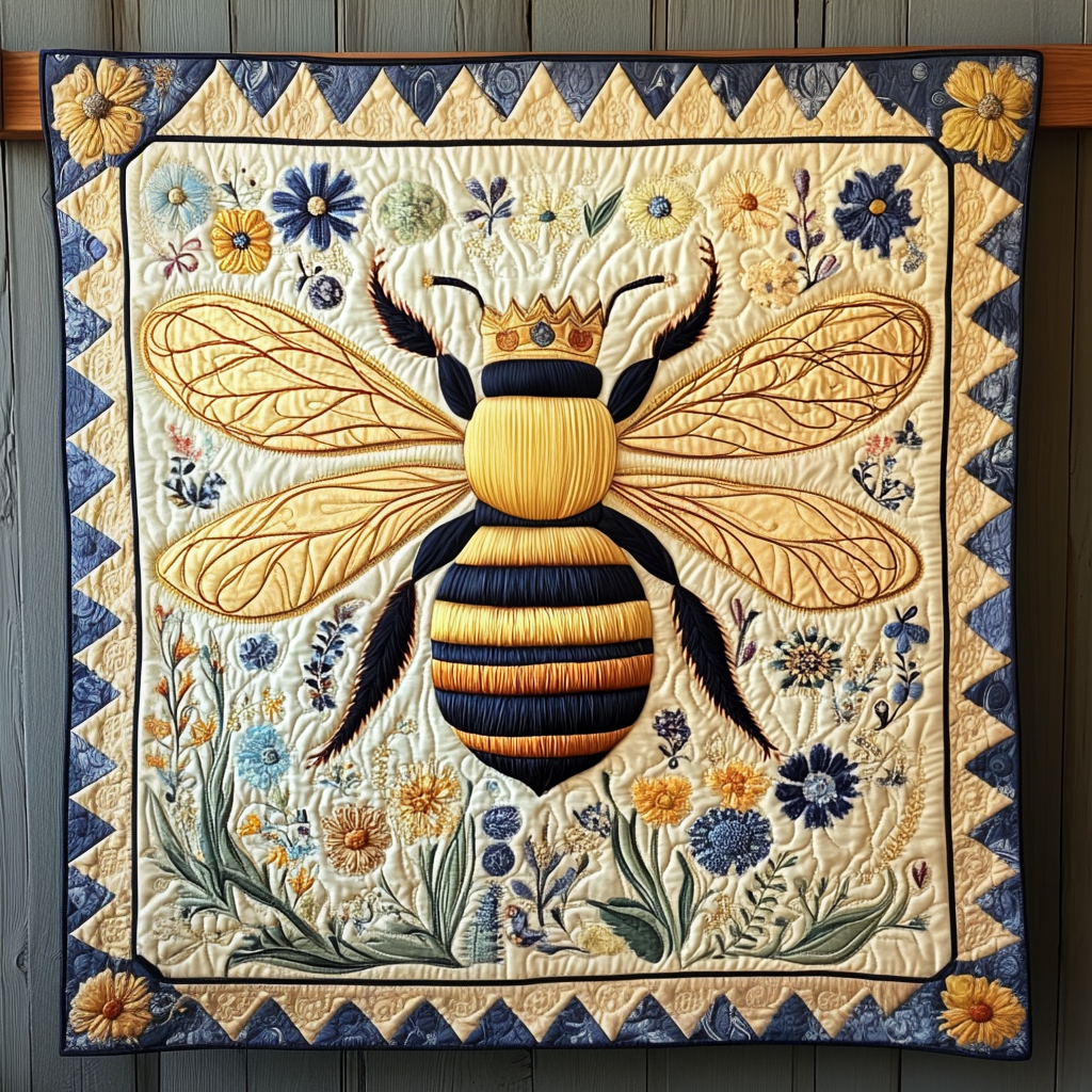 Sovereign Bee Quilted Blanket Bedspreads Bee Themed Presents