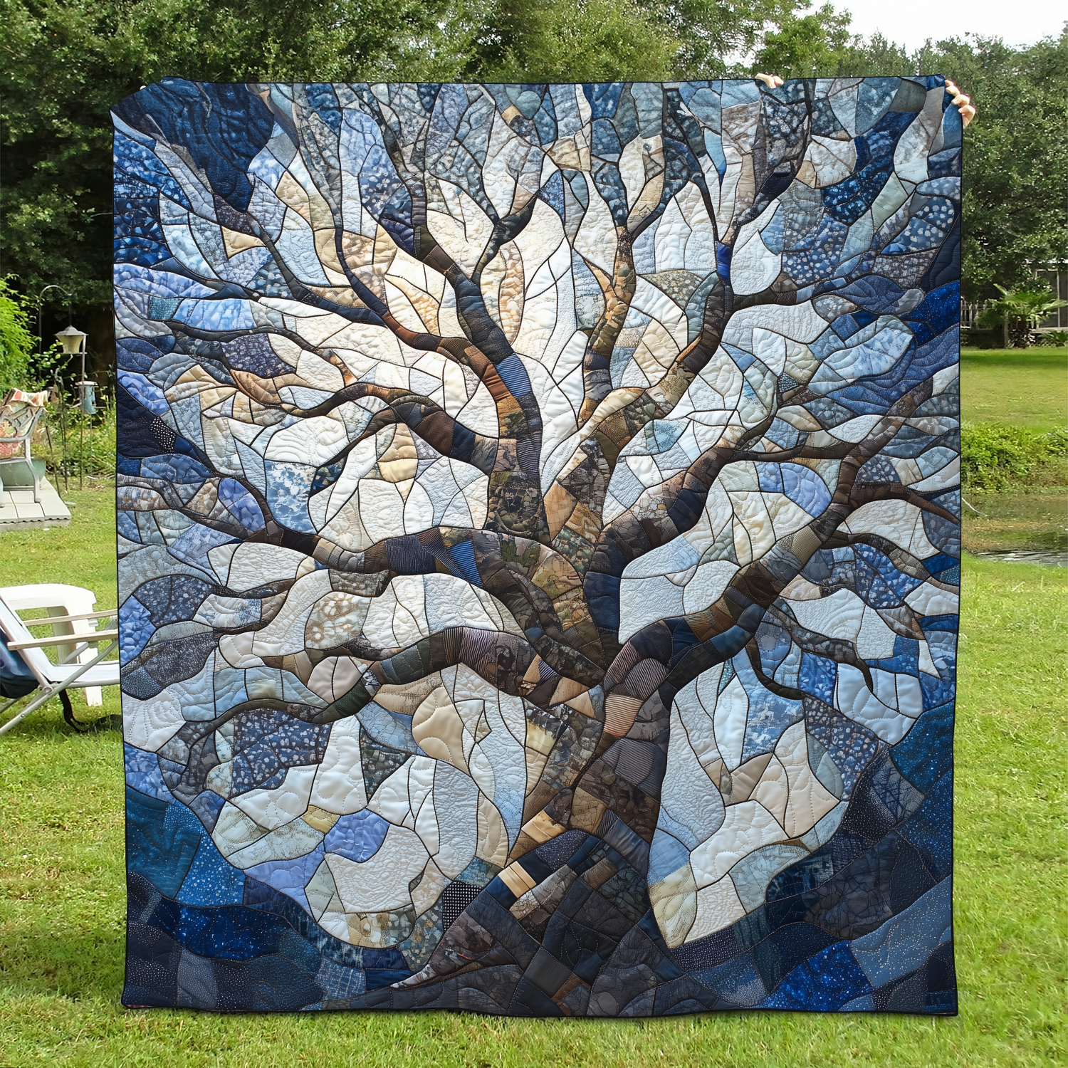 Spectrum Tree Quilted Blanket Good Bed Sheet Sets Tree Of Life Gifts For Family