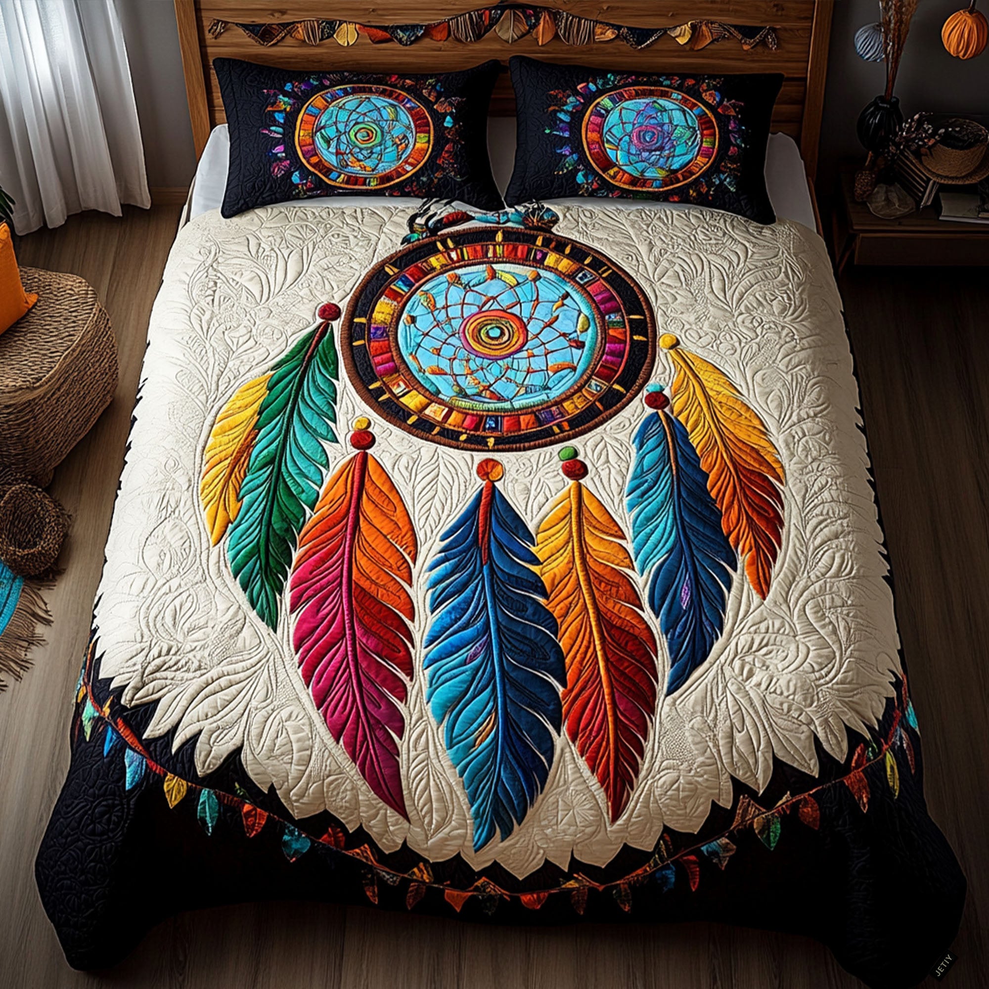 Spirit Catcher Quilted Bedding Set Best Comforter Sets Native American Themed Gifts