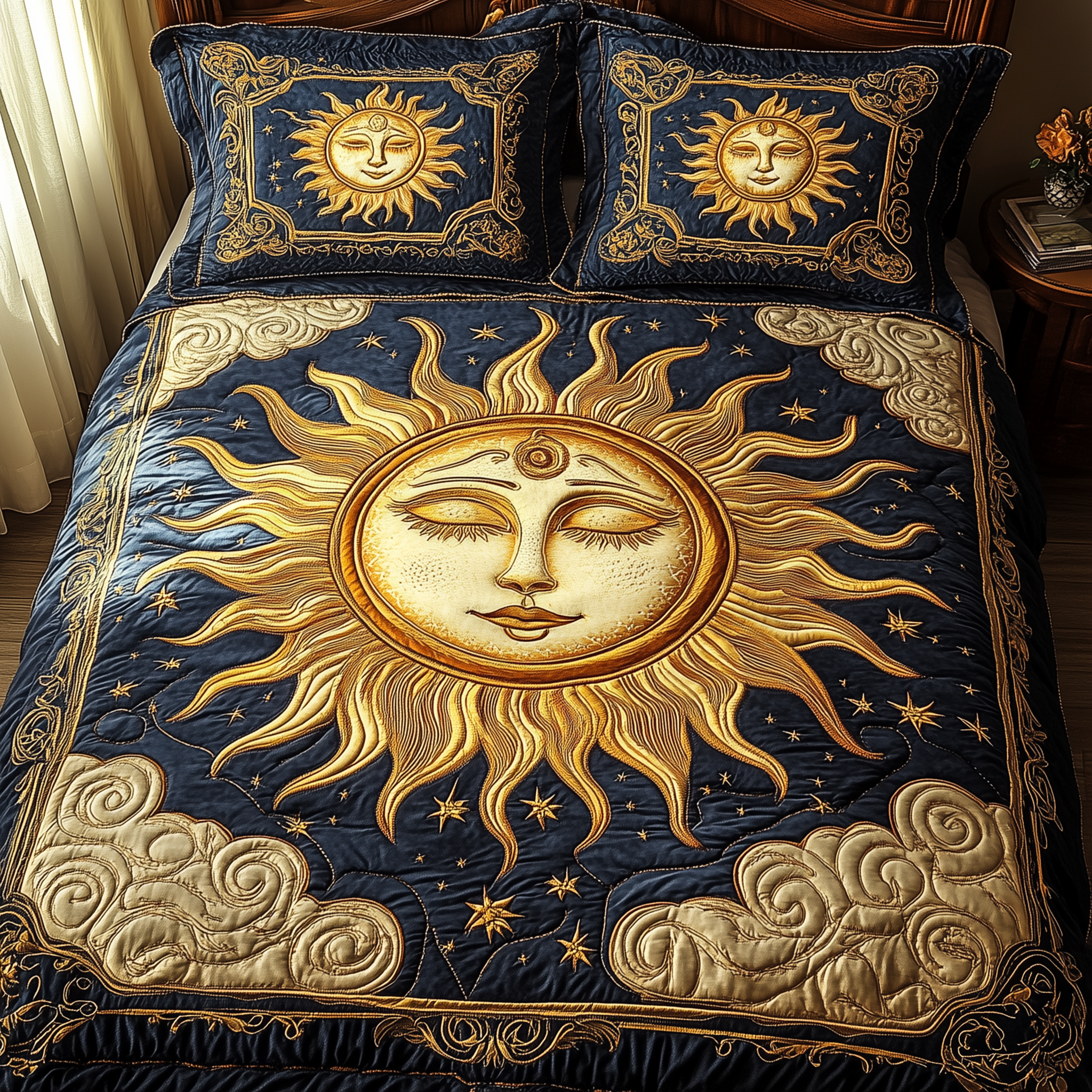 Spirit Of The Sun Quilted Bedding Set Best Bedding Sets Great First Mothers Day Gifts