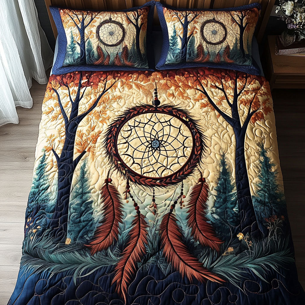 Spirit Weaver Quilted Bedding Set Cute Bed Sheets Retirement Gift Ideas For Men